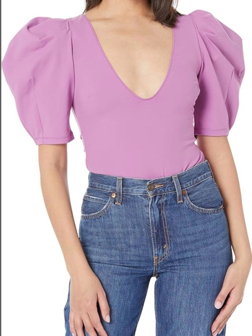 Free People Va Va Voop Bodysuit SIZE M NWT $68